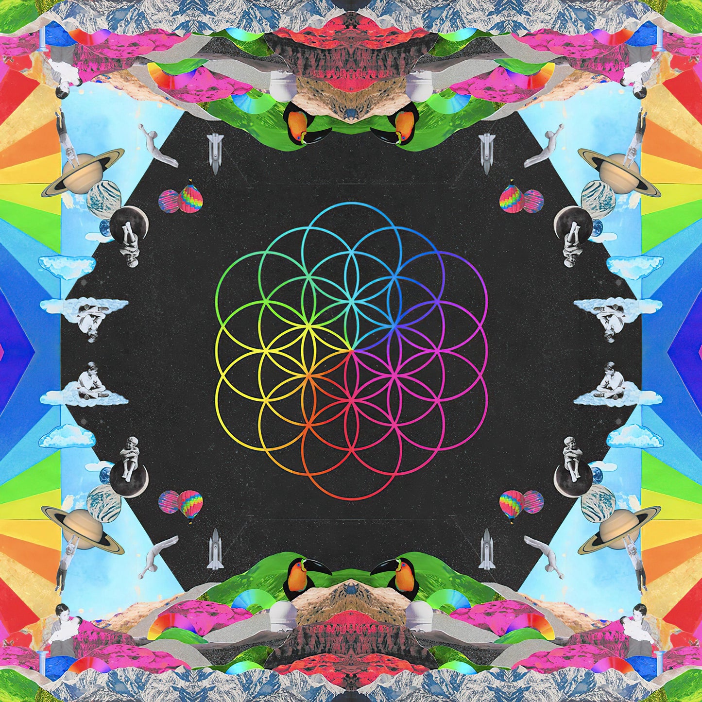 Coldplay Album Cover Hand Waving Flags