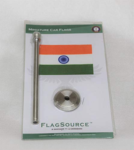 FlagSource Polyester Flag with Stand, 2" x 3"